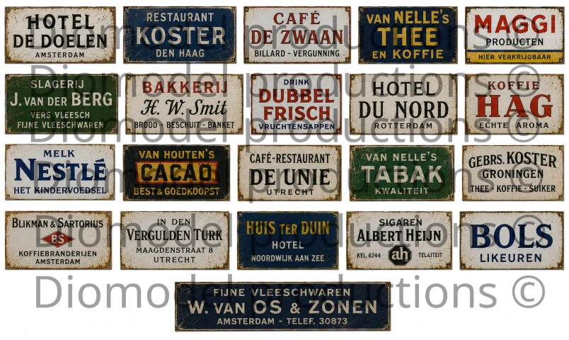 Dutch commercial signs