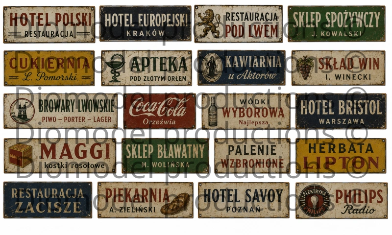 Polish commercial signs 1939