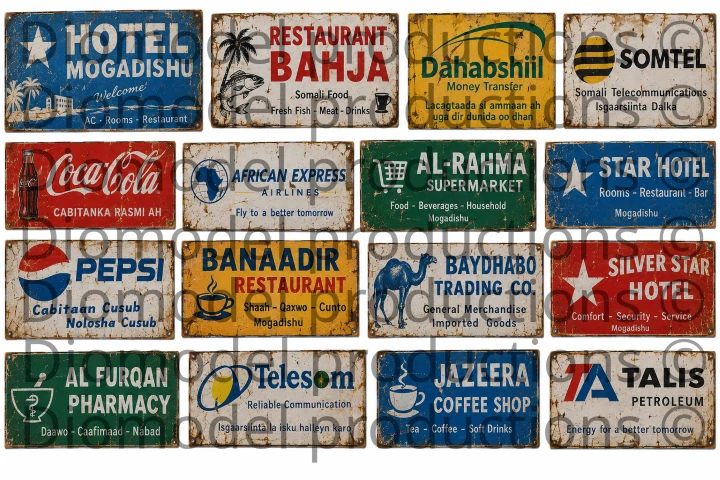 Somali commercial signs
