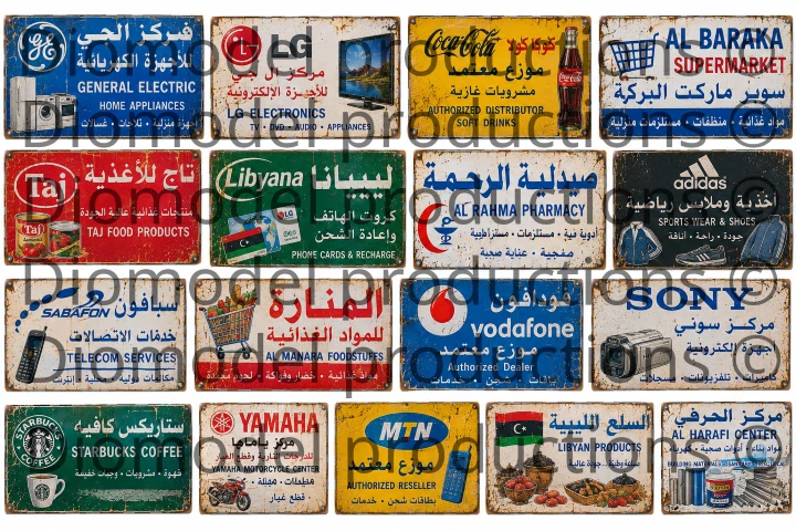 Libyan shop signs