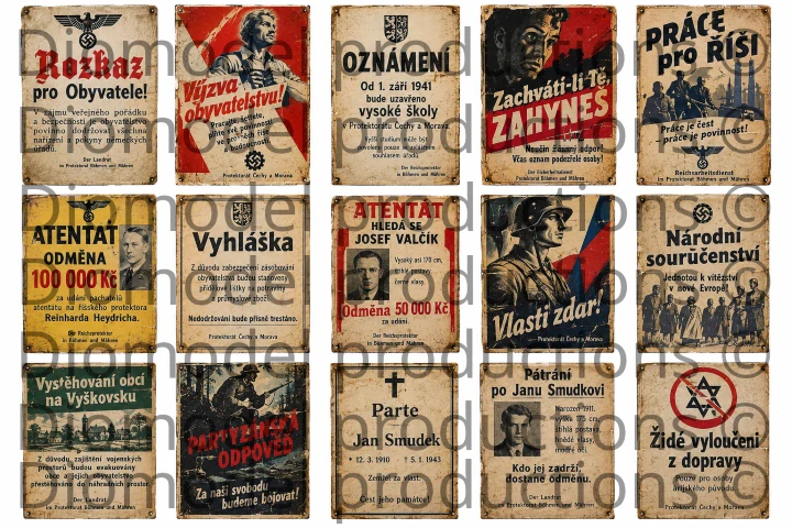 Czech posters Protektorat Böhmen und Mähren 2
