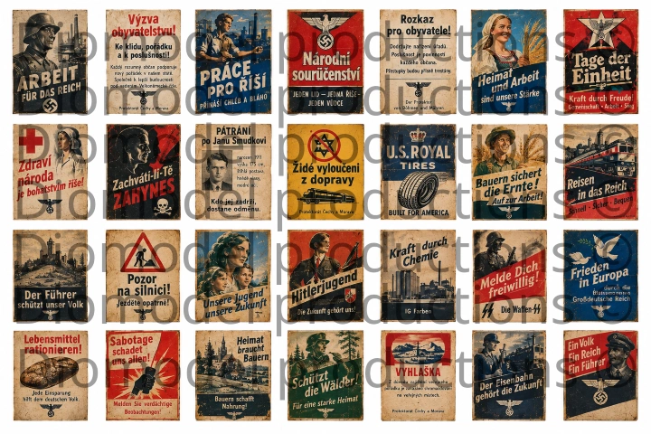 Czech posters Protektorat Böhmen und Mähren 3