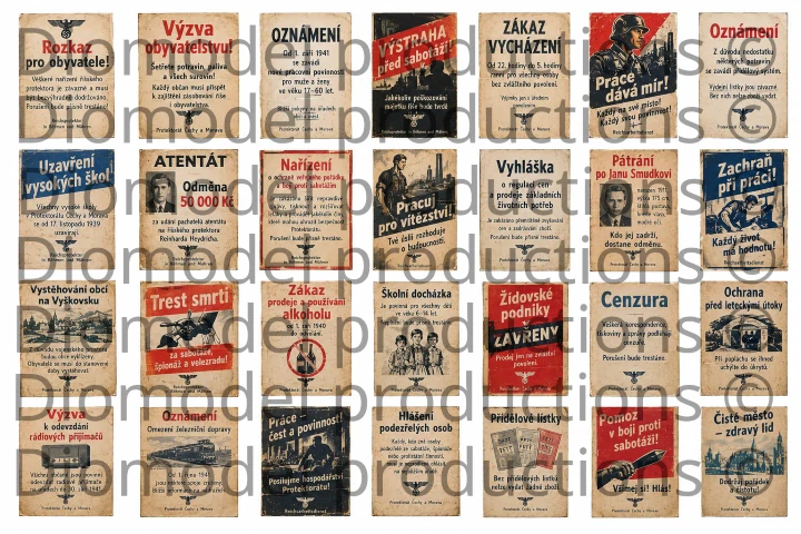 Czech posters Protektorat Böhmen und Mähren 5