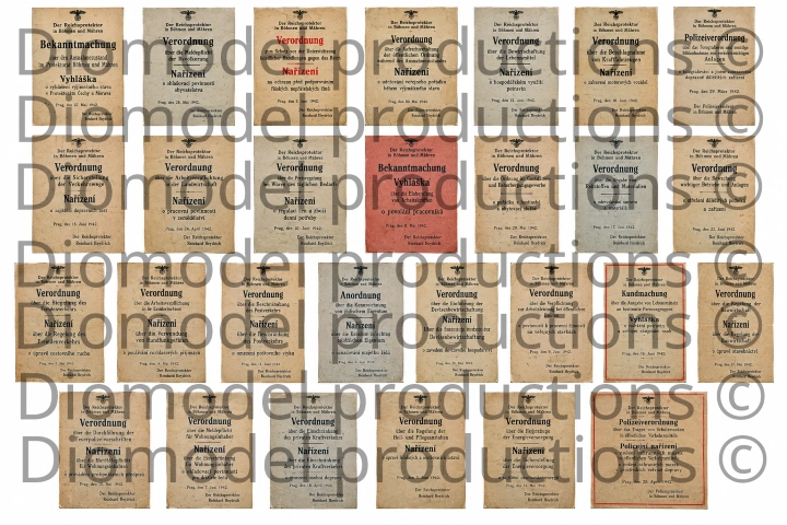 Czech notices Protektorat Böhmen umd Mähren 3