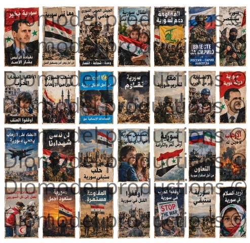 Syrian propaganda posters 2011 – 2024