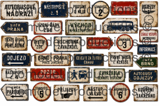 Czech bus station signs 2
