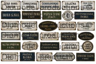 Czech bank signs