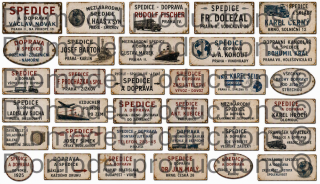 Czech shipping services signs