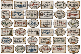 German patisserie signs