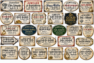 German jewellery shop signs