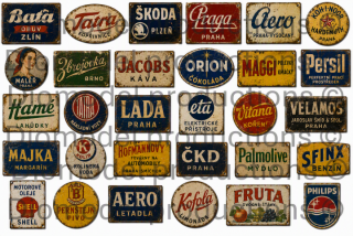 Czech advertising signs 30‘ – 60‘