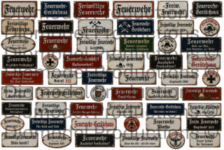 German fire stations signs