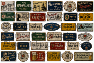 Czech breweries advertising signs