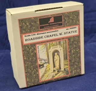 Roadside chapel with statue