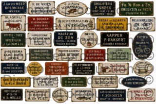 Dutch shop signs