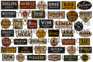 Dutch advertising signs