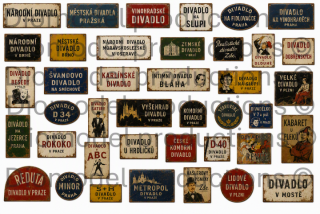 Czech theatre signs