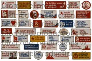 Czech socialism propaganda signs 2