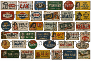 Vietnam advertising signs