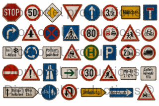 German traffic signs 80‘s