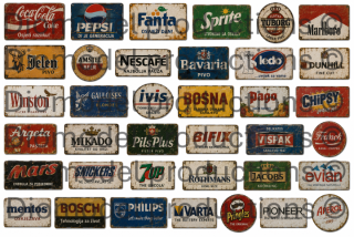 Sarajevo 1993 advertising signs