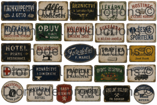 Czech commercial signs 30‘ – 50‘