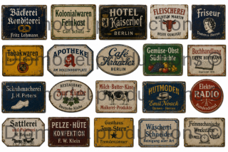 Berlin commercial signs