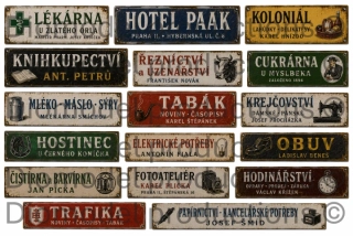 Czech Prague commercial signs 2