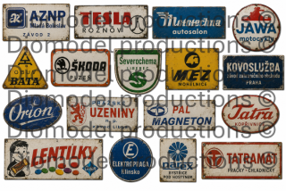 Czech advertising signs 80‘s