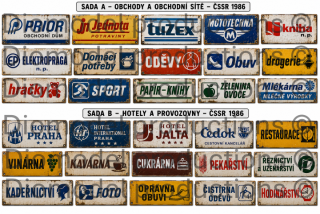 Czech commercial signs 80‘s 3
