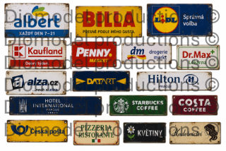 Czech modern advertising signs 3