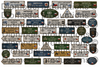 Czech balcan missions signs
