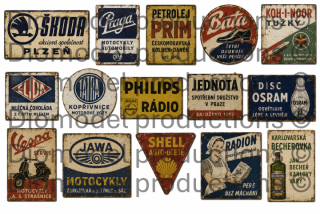 Czech advertising signs 30‘ – 50‘