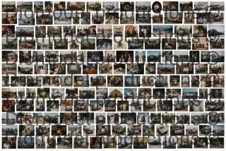 Set of color photos
