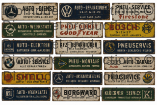 German car service signs 2