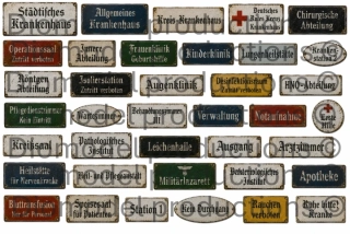 German hospital signs