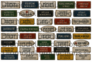 Czech hospital signs 30‘ – 50‘
