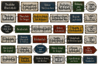 German school signs