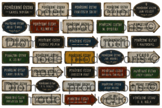 Czech funeral signs