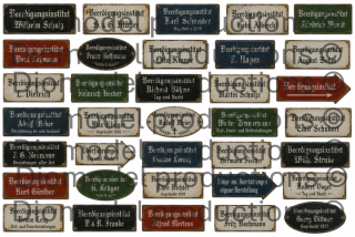 German funeral signs
