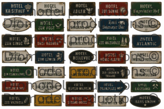 German hotel signs