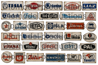 Czech advertising signs mix 30‘ – 70‘